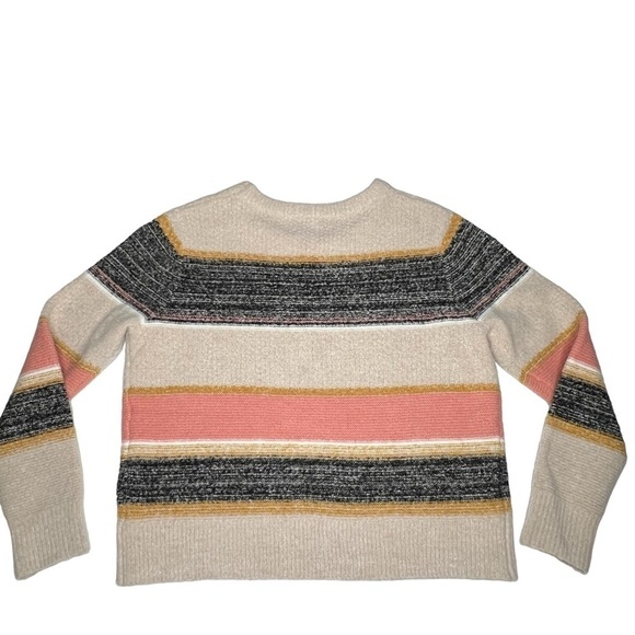 SKIES ARE BLUE Multi Colored Long Sleeve Cropped Sweater Women's Size XS - Picture 7 of 16